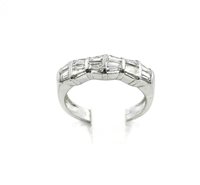 Anillo Mujer Anello Diamanti in Oro blanco Diamante 0.95 Ct RIVIERABAGUETTE-13 - RIVIERABAGUETTE-13